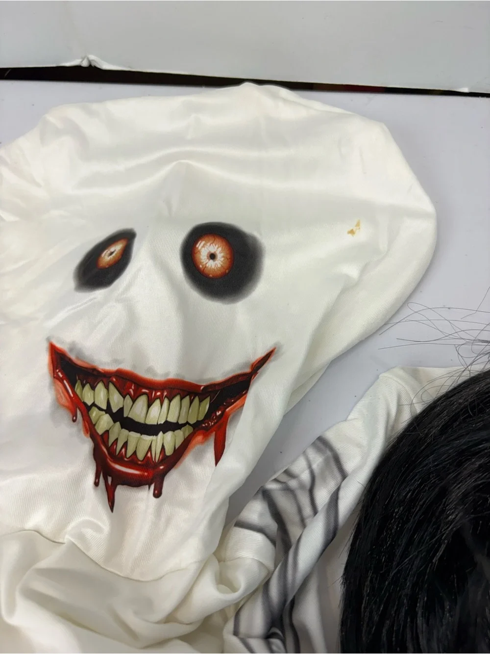 Morph Costumes Jeff the Killer Size L Kids 10-12 Scary Horror Full Body Suit